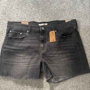 Levi Black Denim Shorts